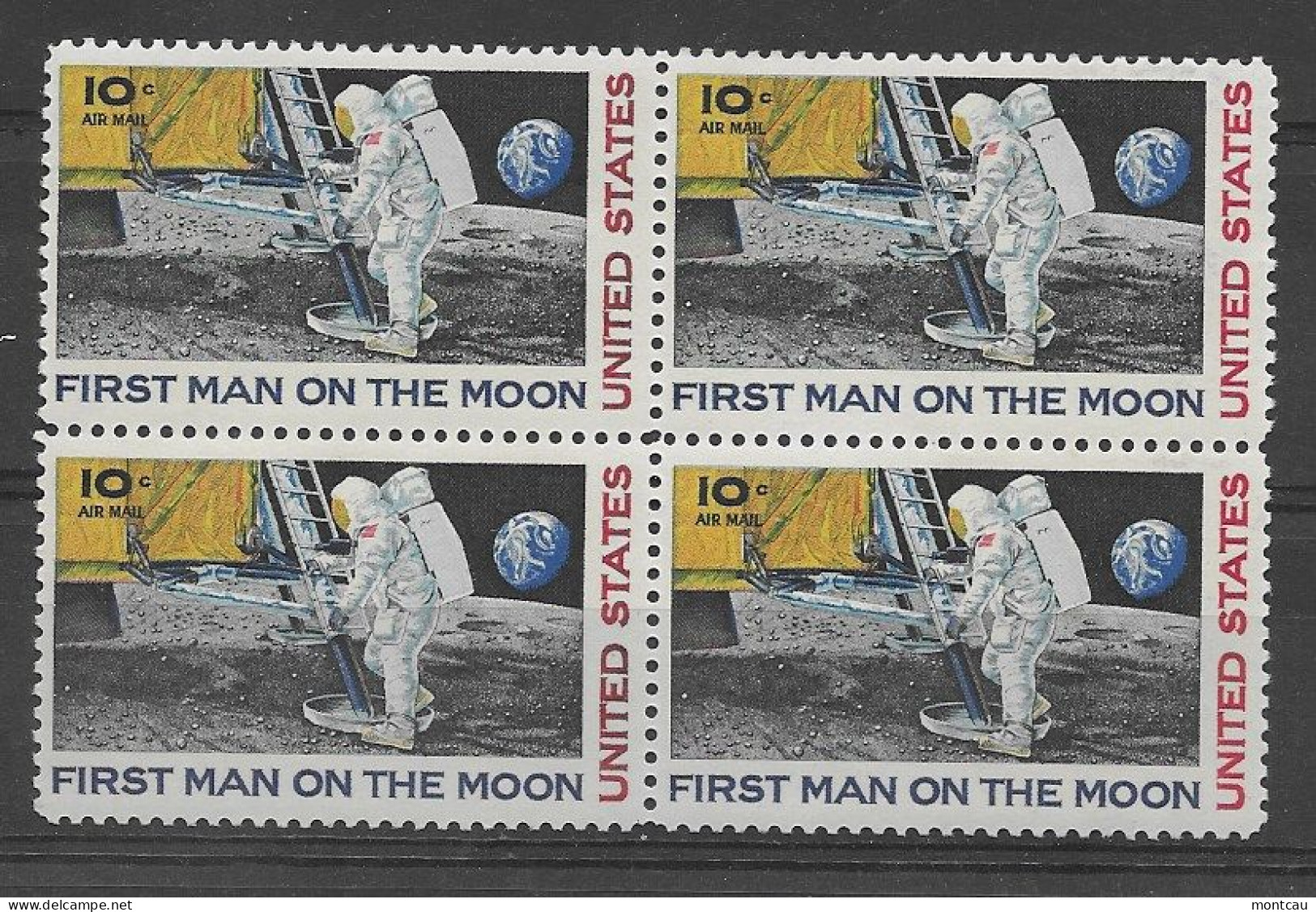 USA 1969.  1st Man On The Moon Sc C76  (**) - 3b. 1961-... Unused