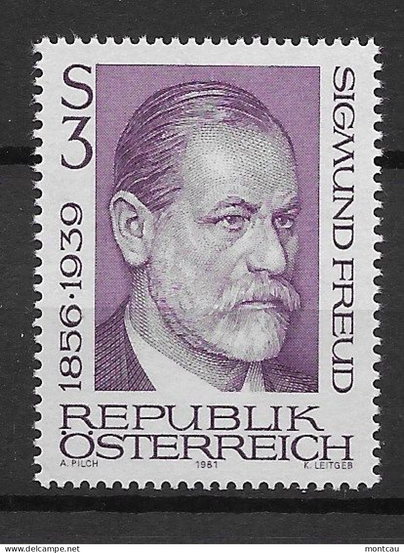 Austria 1981.  Sigmund Freud Yv 1497  (**) - Unused Stamps