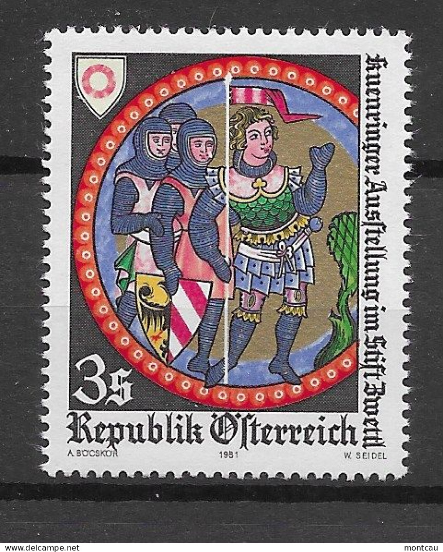 Austria 1981.  Abadia De Zwettl Yv 1499  (**) - Nuovi