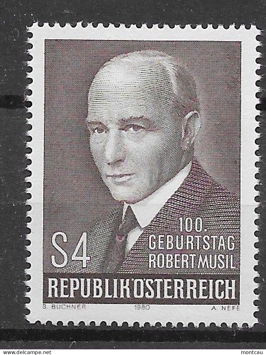 Austria 1980.  Robert DEler Yv 1490  (**) - Ungebraucht