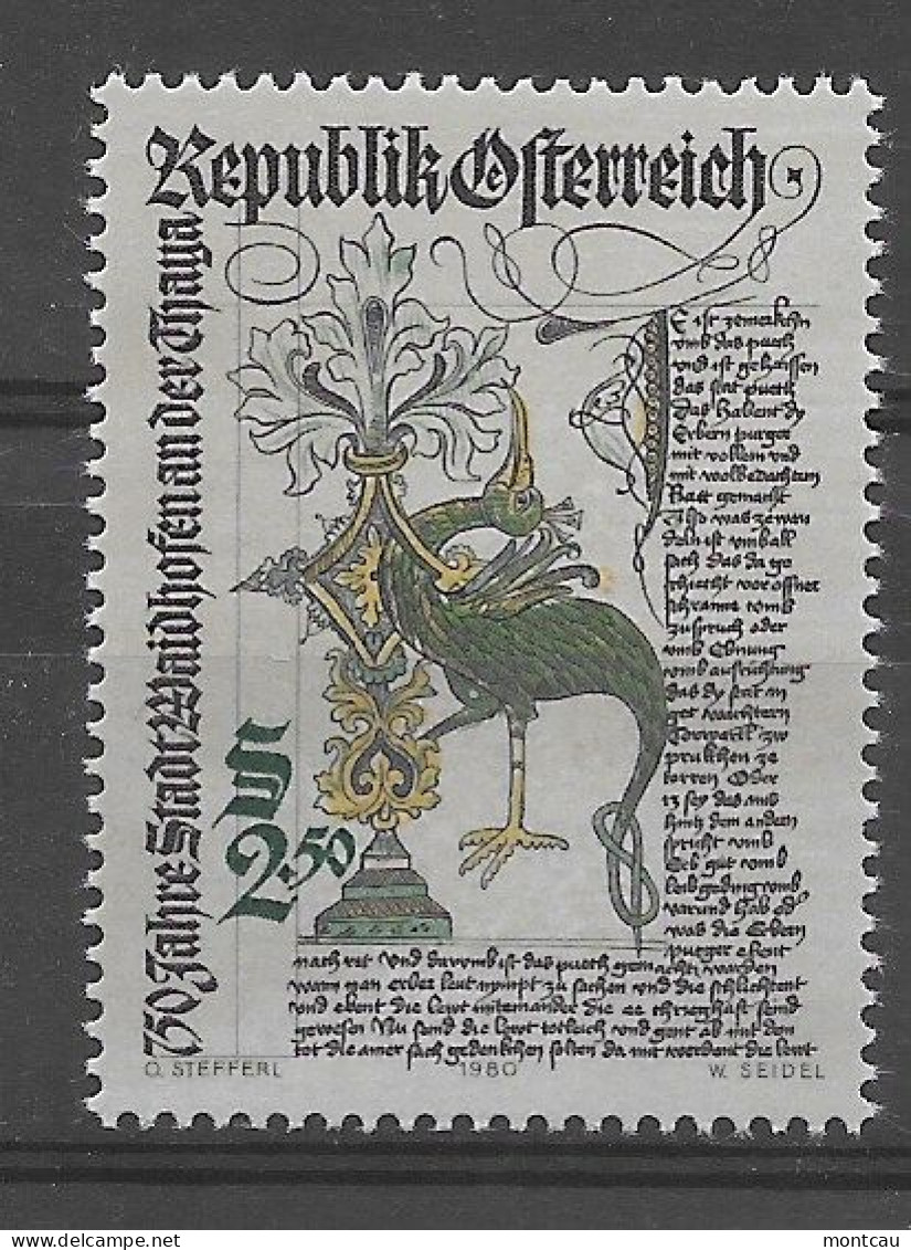 Austria 1980.  Waidhofen Yv 1486  (**) - Unused Stamps