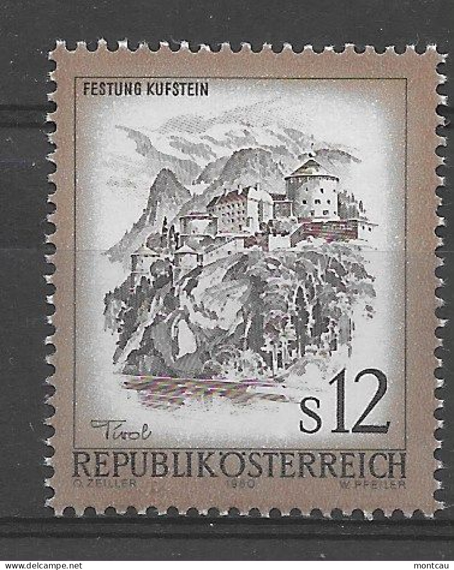 Austria 1980.  Turismo Yv 1479  (**) - Neufs