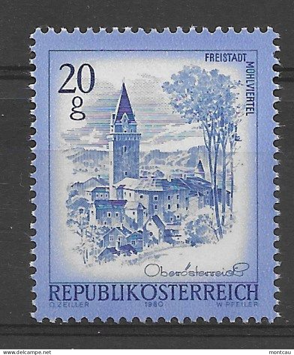 Austria 1980.  Turismo Yv 1478  (**) - Ungebraucht