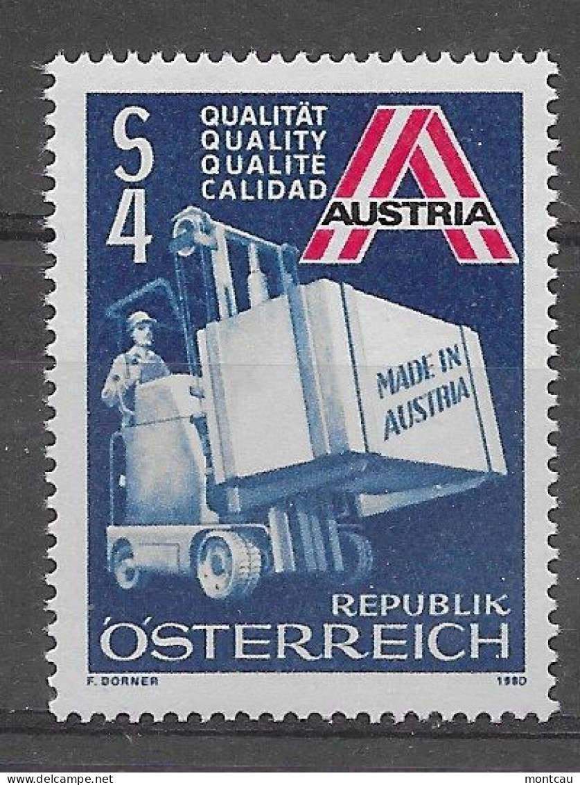 Austria 1980.  Made In Austria Yv 1461  (**) - Unused Stamps