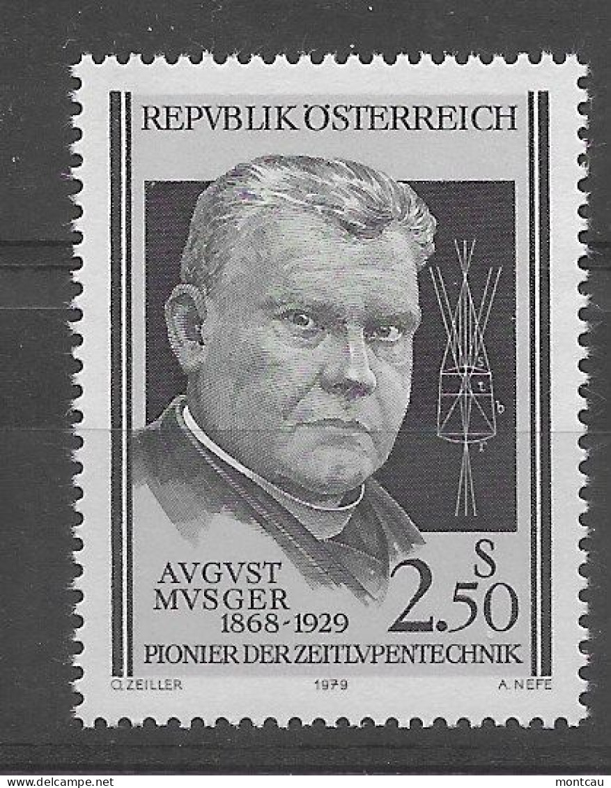 Austria 1979.  August Musger Yv 1457  (**) - Unused Stamps