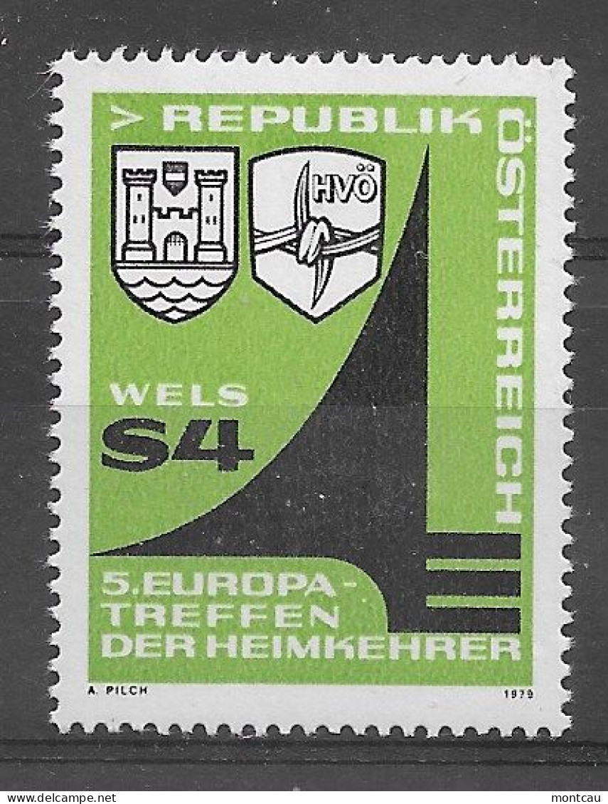 Austria 1979.  Prisioneros Yv 1444  (**) - Unused Stamps