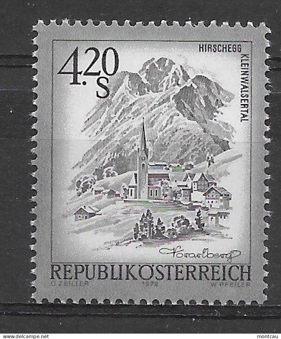 Austria 1979.  Turismo Yv 1442  (**) - Neufs