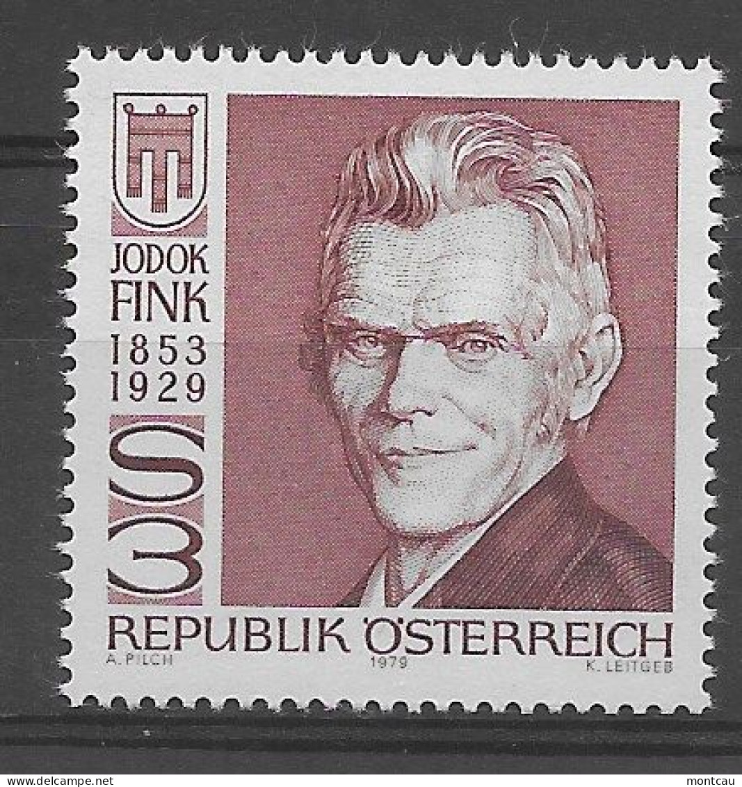 Austria 1979.  Jodok Fink Yv 1443  (**) - Unused Stamps