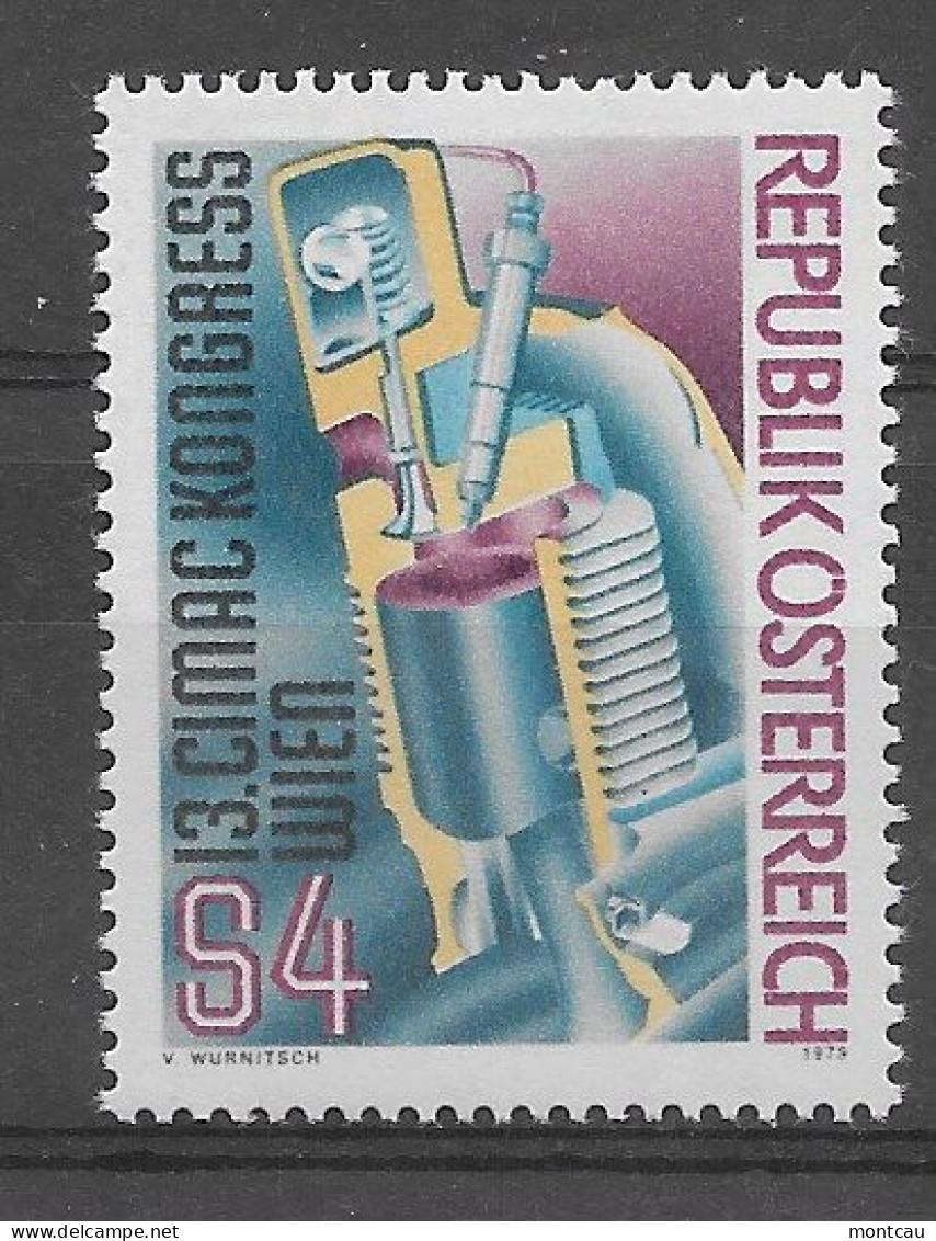 Austria 1979.  Motores Yv 1438  (**) - Neufs