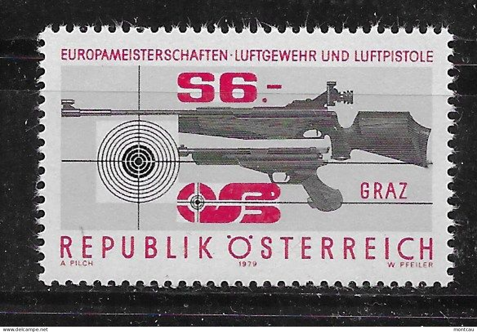 Austria 1979.  Tiro Yv 1428  (**) - Neufs