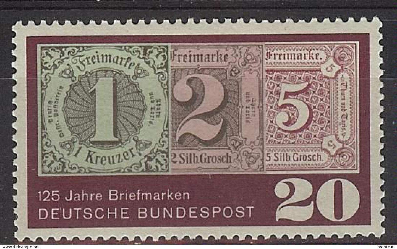 Germany 1965. Aniv. Primer Sello M=482 Y=349  (**) - Unused Stamps