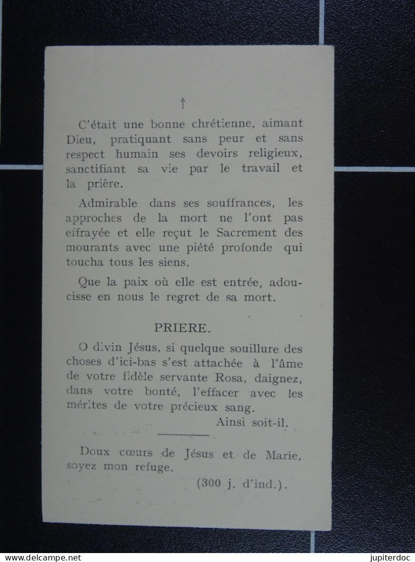 Rosa Thomée épse Dawagne Wancennes 1955 à 84 Ans  /7/ - Devotion Images