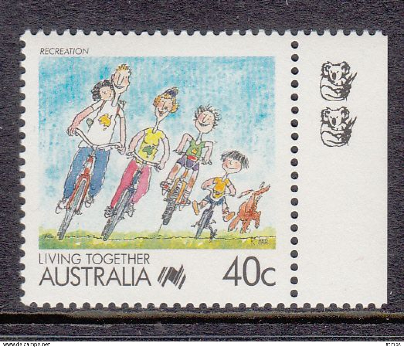 Australia MNH Michel Nr 1098 From 1988 Reprint 2 Koala - Mint Stamps