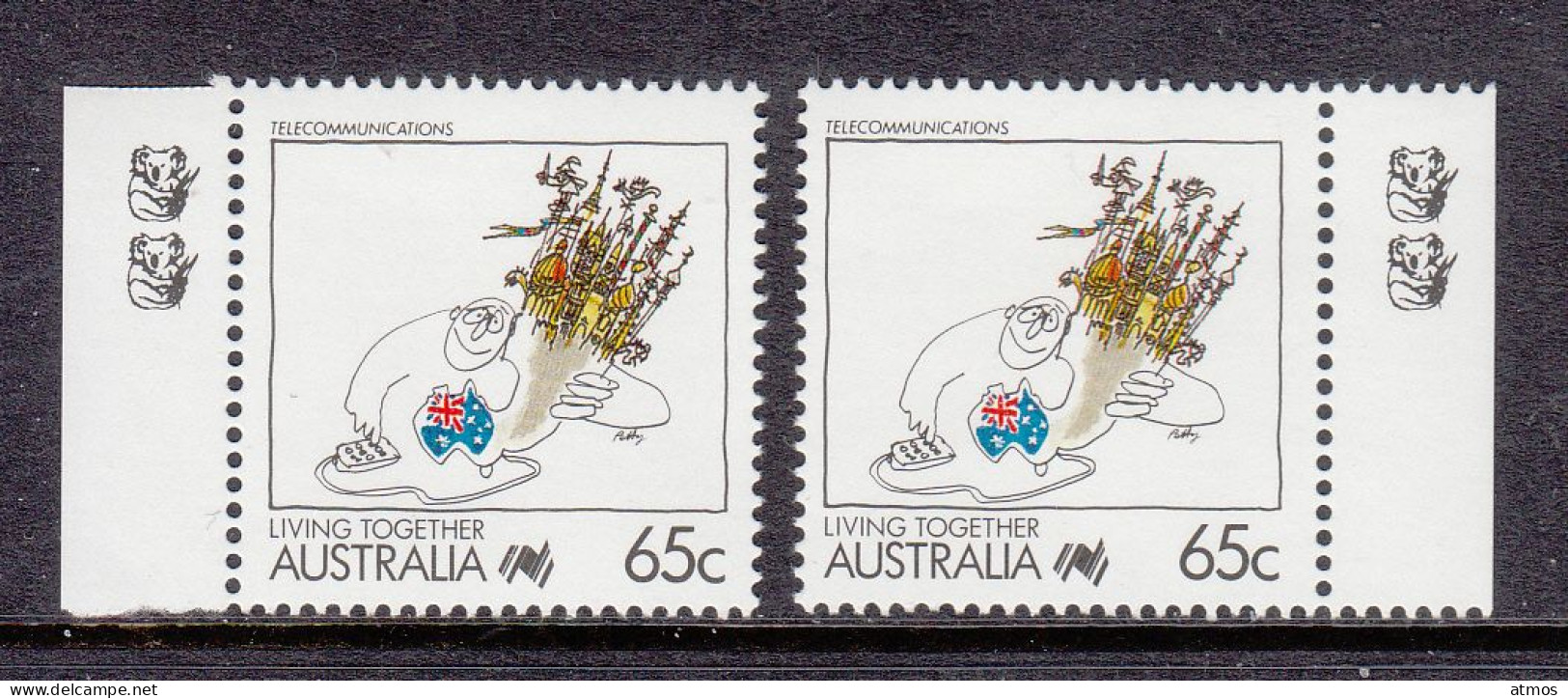 Australia MNH Michel Nr 1102 From 1988 Reprint 2 Koala - Neufs