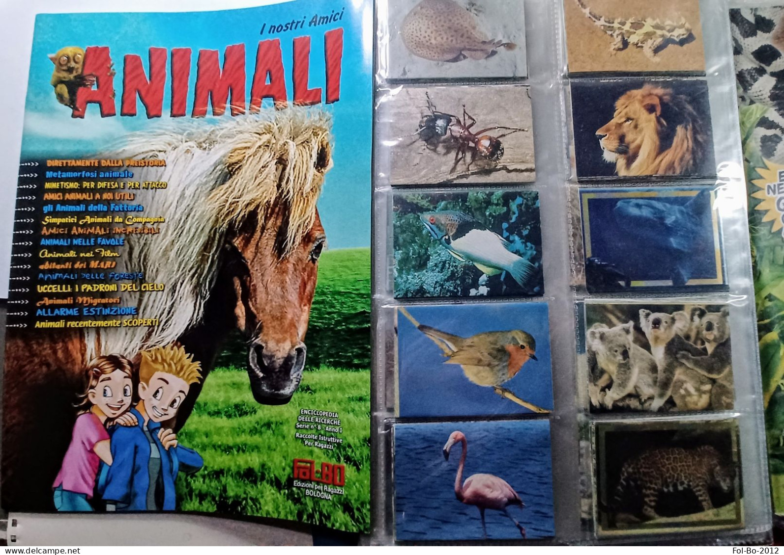 I Nostri Amici Animali Album+set Completo Figurine FOL.BO. 2007 - Altri & Non Classificati