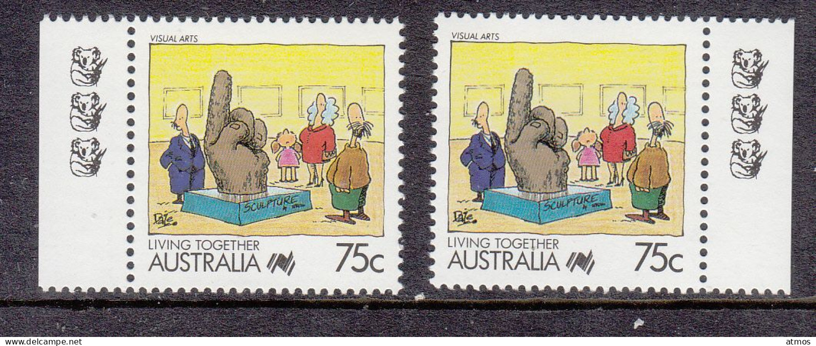 Australia MNH Michel Nr 1104 From 1988 Reprint 3 Koala - Ungebraucht