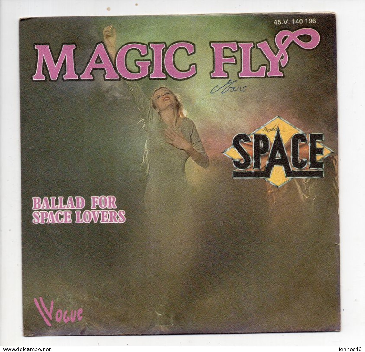 *  (vinyle - 45t) -  Space : Magic Fly / Ballad For Space Lovers - Sonstige - Franz. Chansons