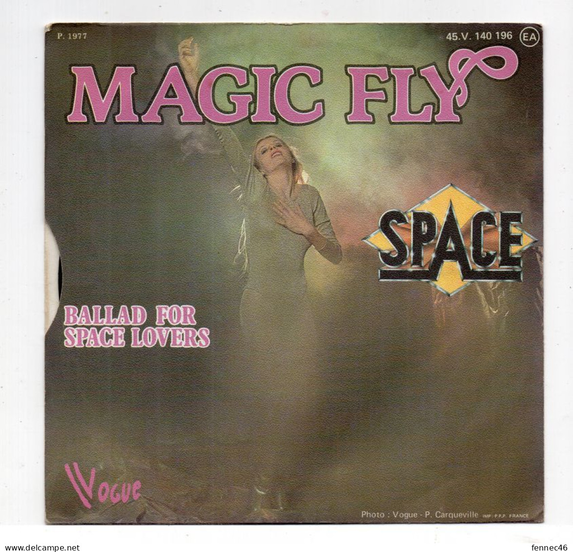 *  (vinyle - 45t) -  Space : Magic Fly / Ballad For Space Lovers - Sonstige - Franz. Chansons