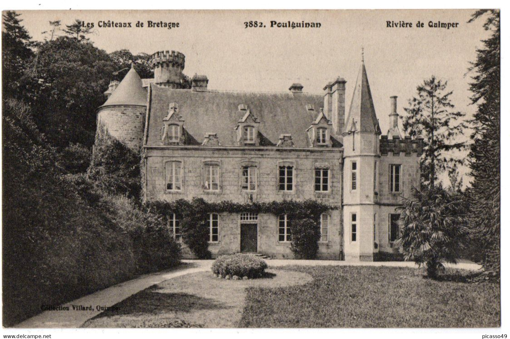 Finistère , Poulguinan , Les Châteaux De Bretagne - Autres & Non Classés