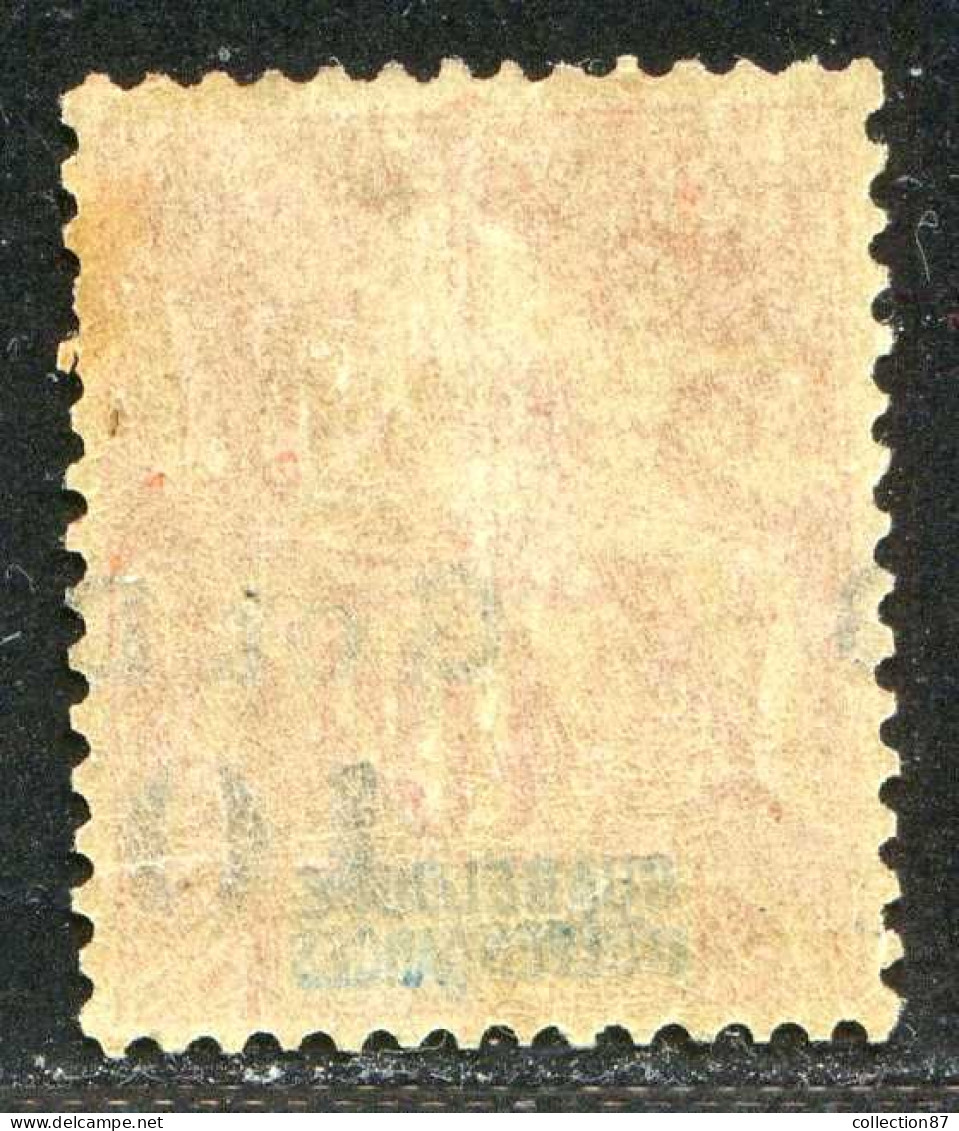 REF090 > GUADELOUPE < Yv N° 46a * Surcharge à Cheval -- Neuf Dos Visible - MH * > Cote 35 € - Unused Stamps