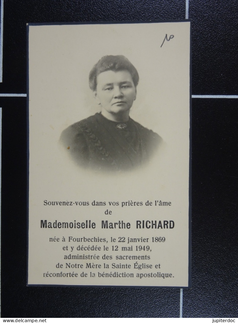 Marthe Richard Fourbechies 1869  1949  /10/ - Images Religieuses