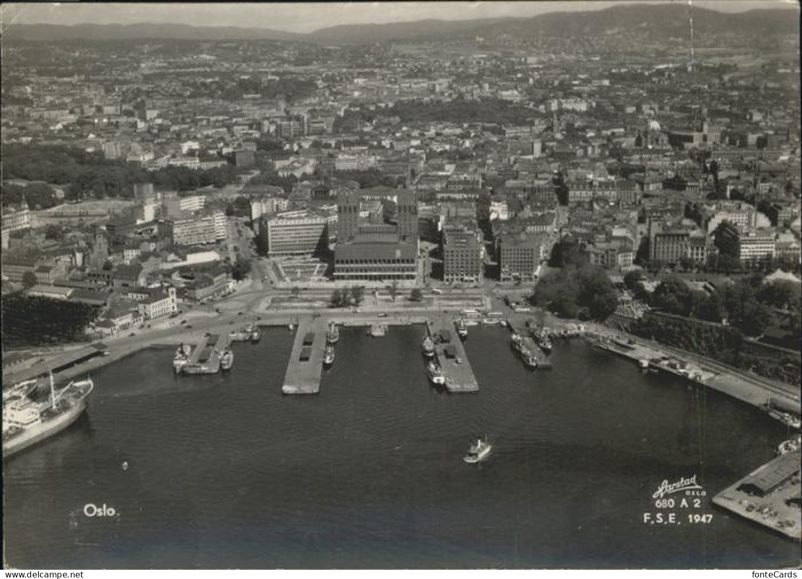 11078791 Oslo Norwegen Fliegeraufnahme Oslo Norwegen - Norvège