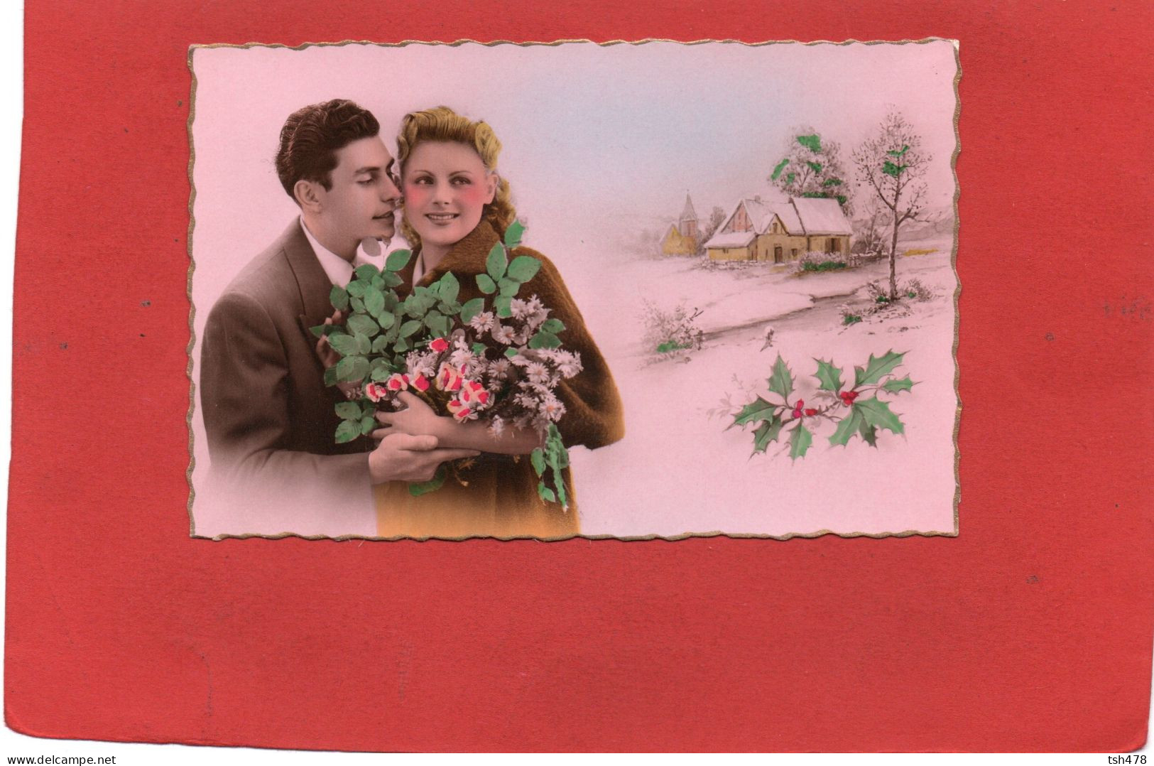 COUPLE D'AMOUREUX---( Neige Houx )--voir 2 Scans - Koppels