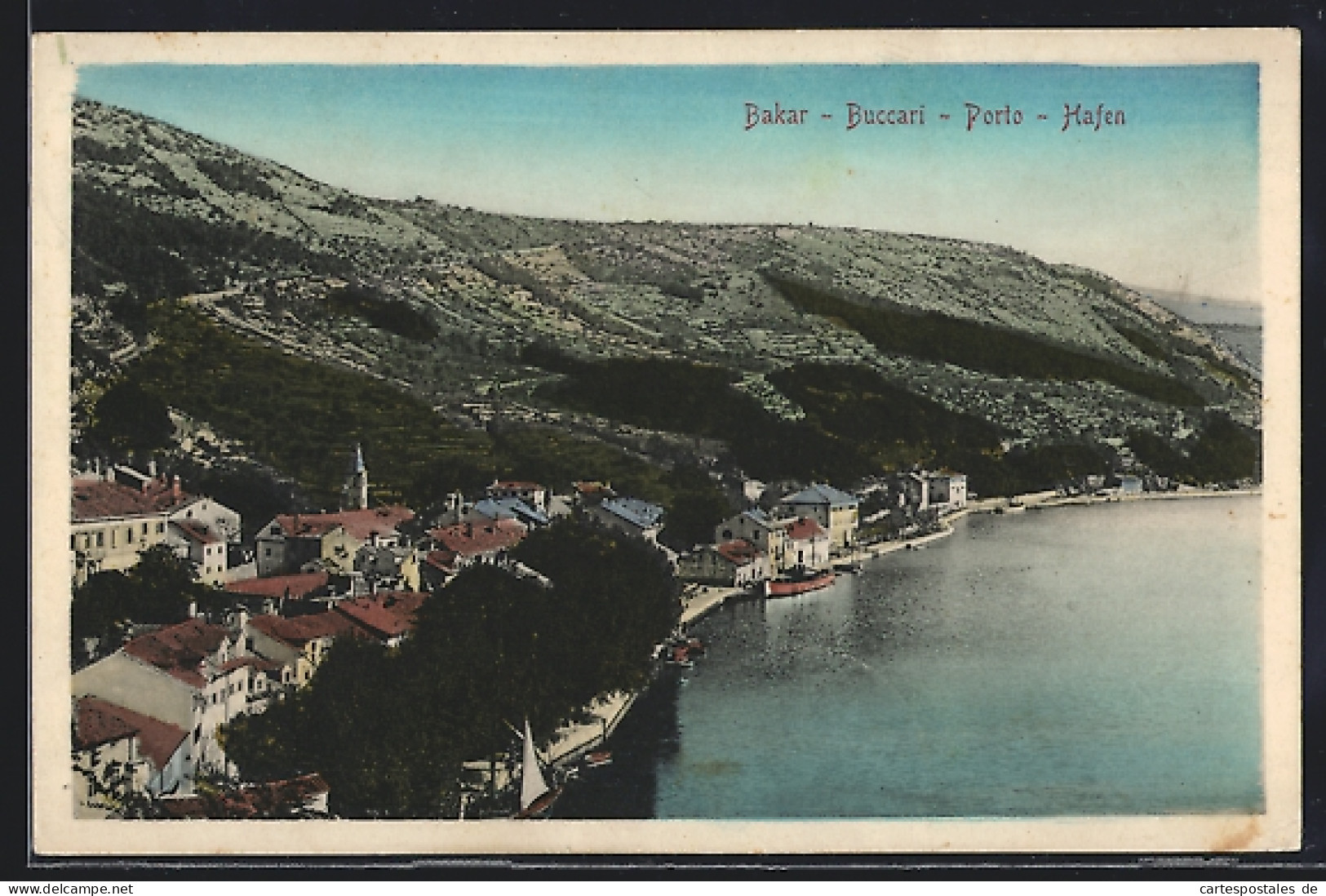 AK Bakar, Der Hafen Aus Der Vogelschau  - Montenegro