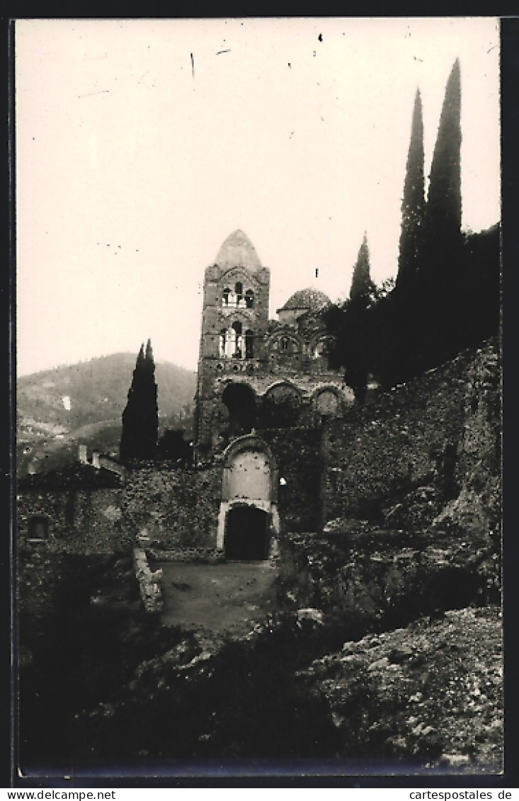 AK Mystras, Partie An Der Tempelruine  - Greece