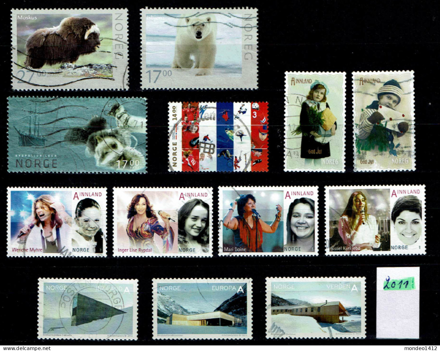 Norway 2011 - Lot Diff. Used, Versch. Gestempelt - Used Stamps