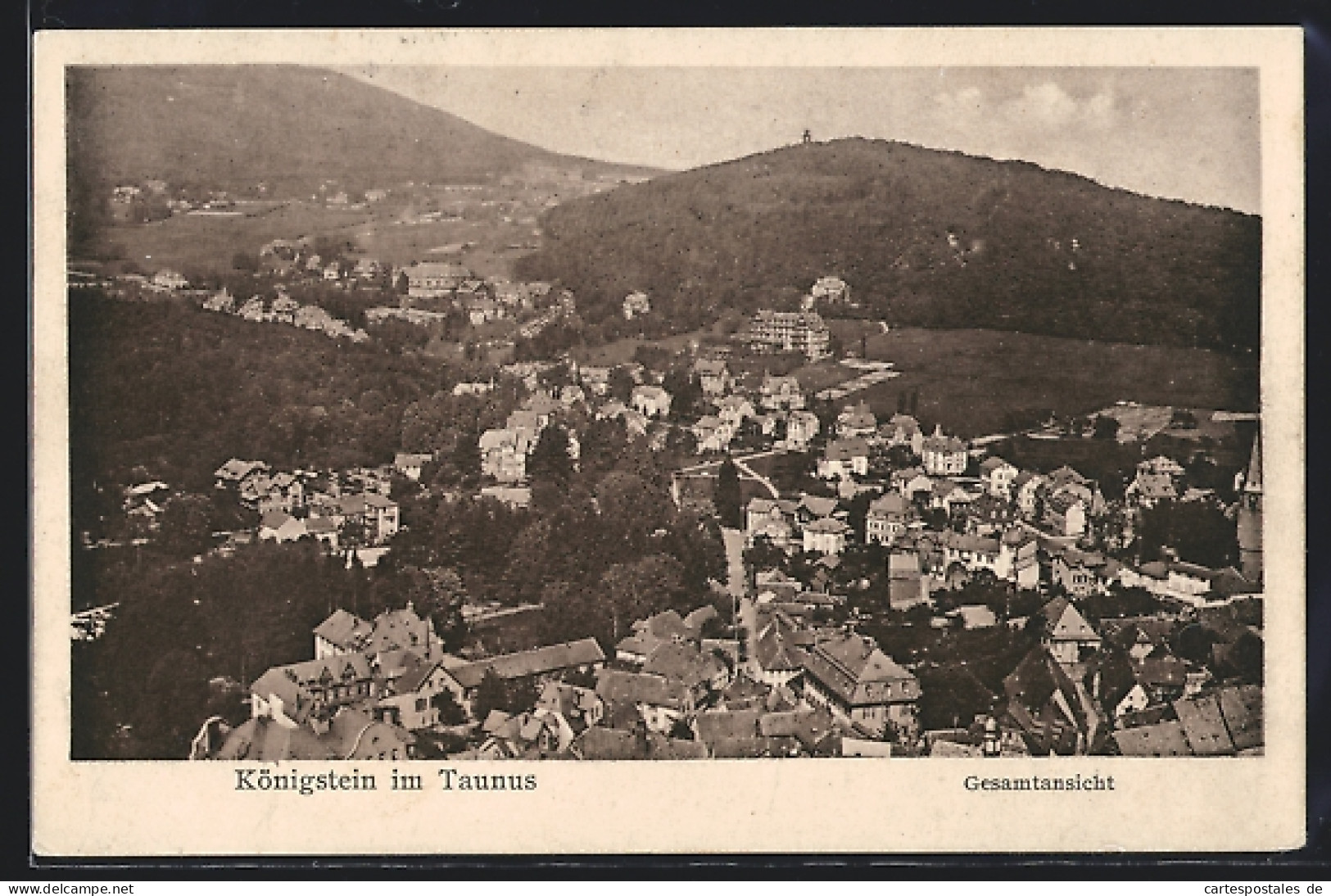 AK Königstein Im Taunus, Gesamtansicht Aus Der Vogelschau  - Taunus