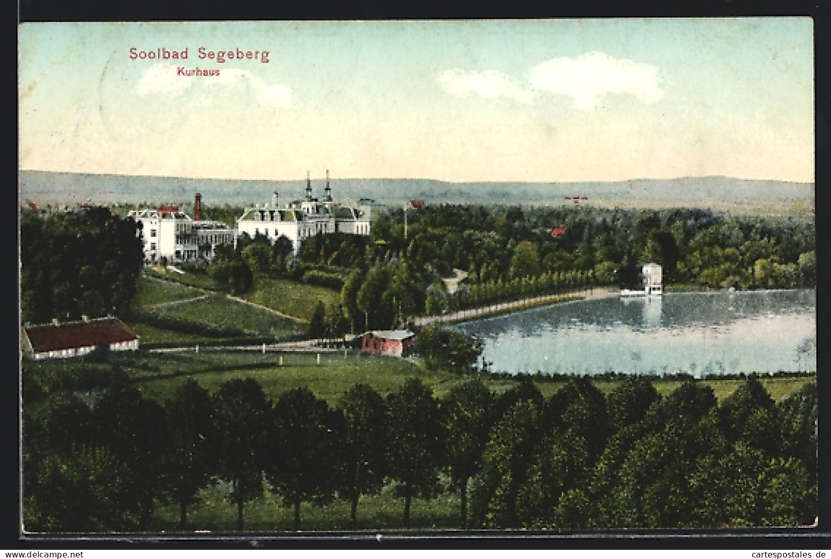 AK Segeberg, Das Kurhaus Aus Der Ferne  - Bad Segeberg