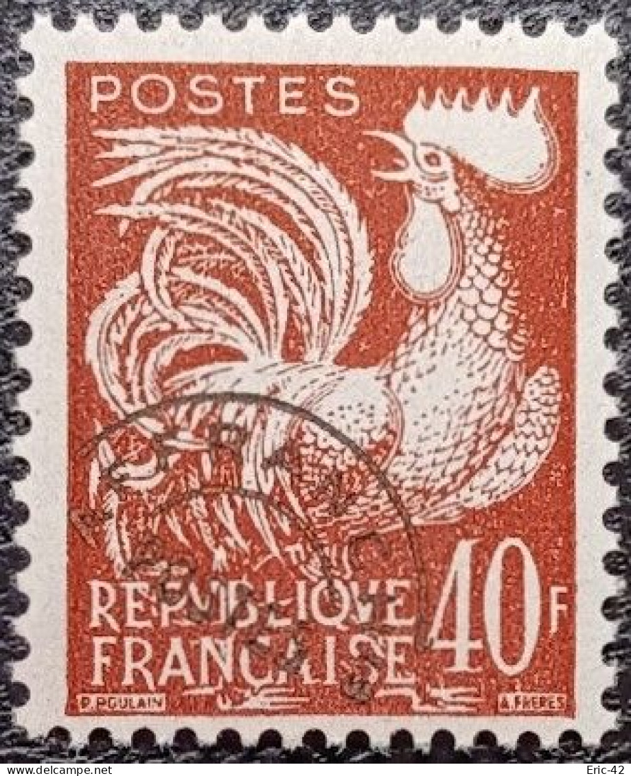 FRANCE Y&T PREO N°116**. Type Coq Gaulois. Neuf** MNH - 1953-1960