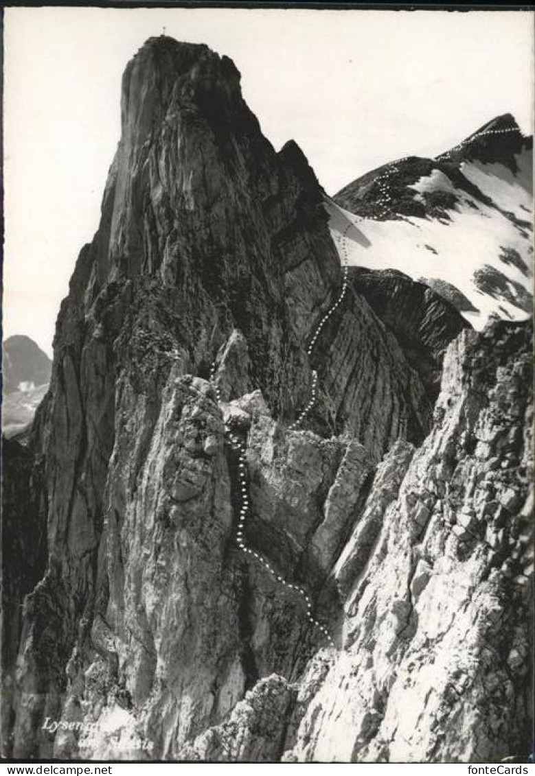 11072001 Rotsteinpass Saentis Lysengrat - Autres & Non Classés