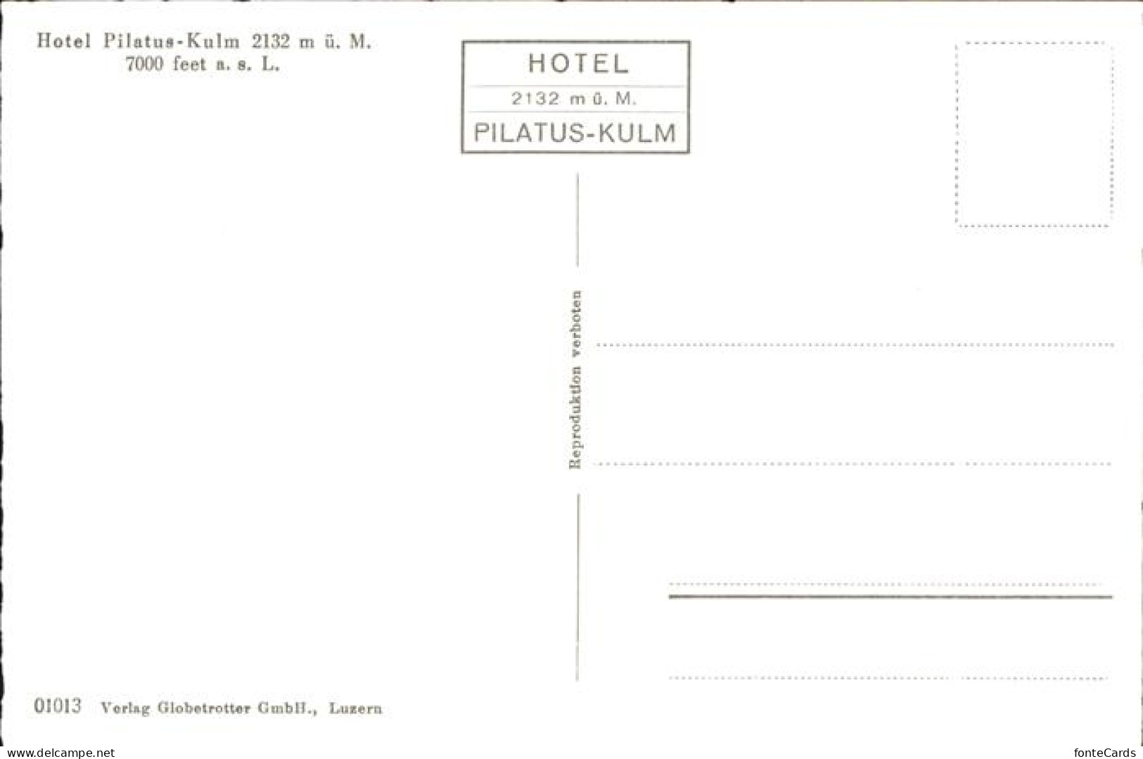 11071722 Pilatus_Kulm Hotel - Sonstige & Ohne Zuordnung