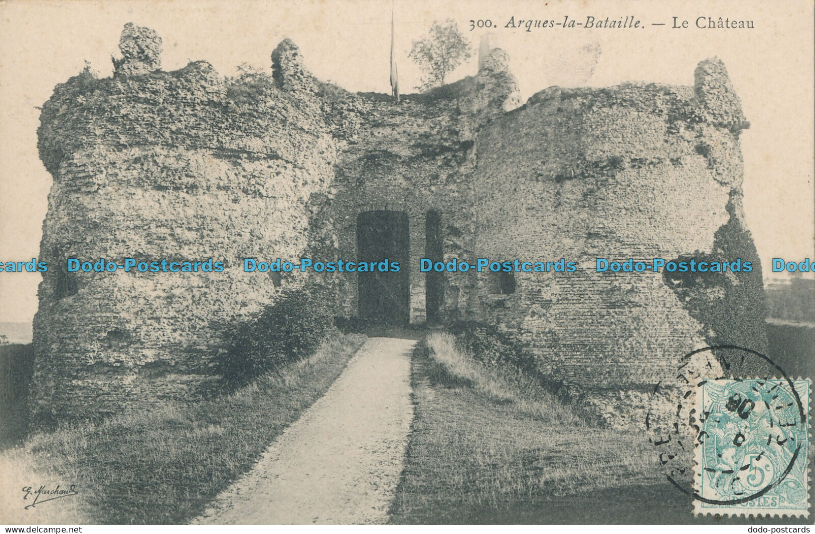 R008839 Arques La Bataille. Le Chateau. 1906 - Monde
