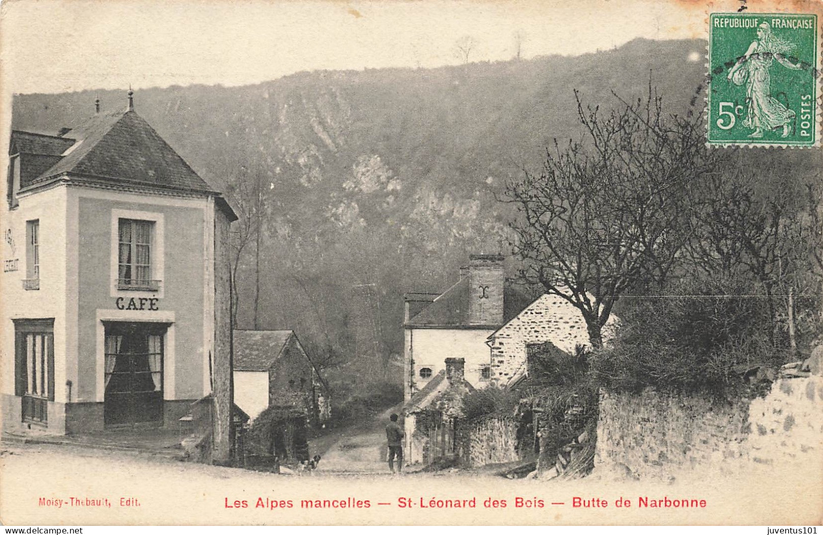 CPA SAINT LEONARD-des-BOIS - BUTTE De NARBONNE-Timbre      L2926 - Saint Leonard Des Bois