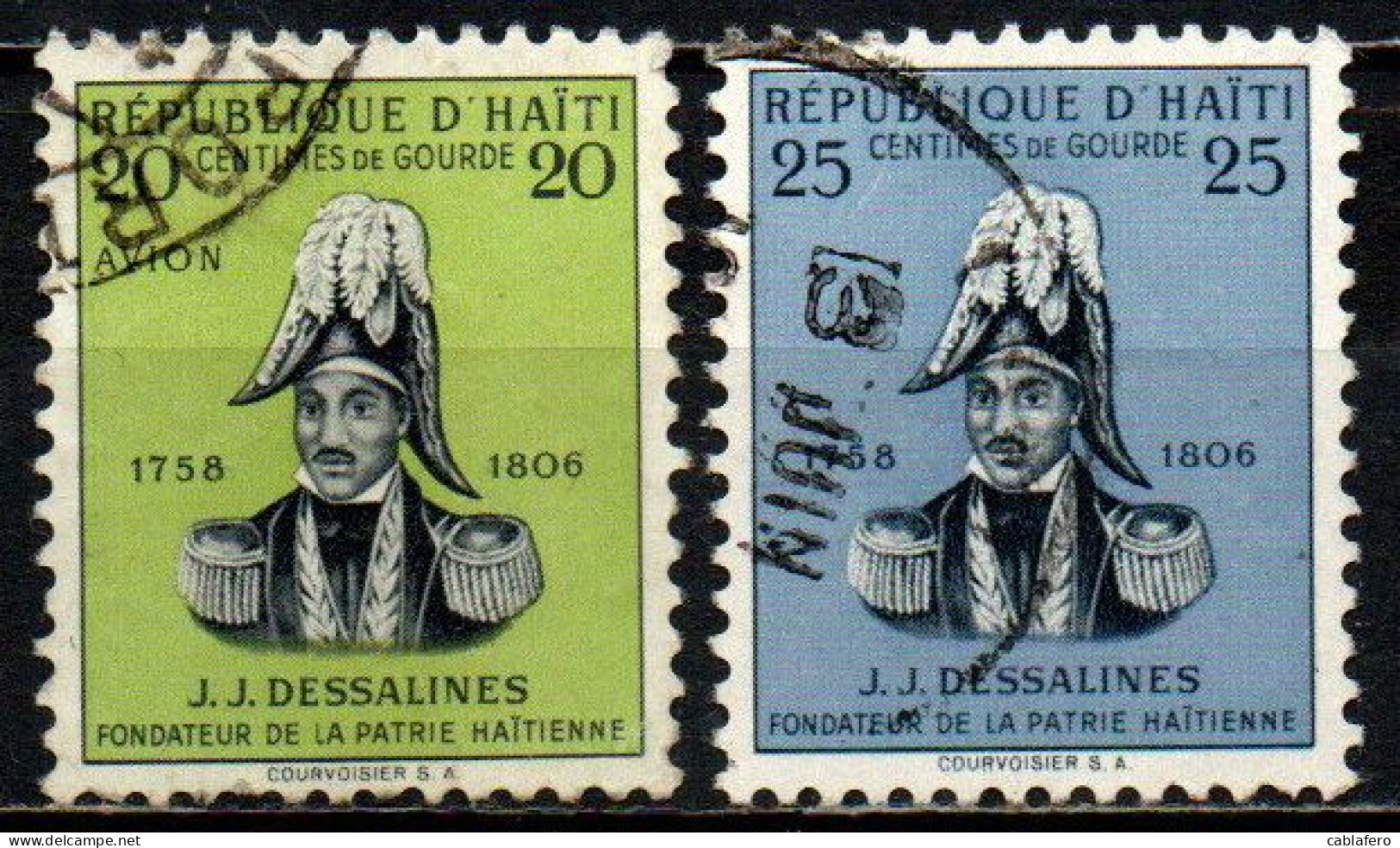 HAITI - 1955 - J. J. DESSALINES - USATI - Haiti