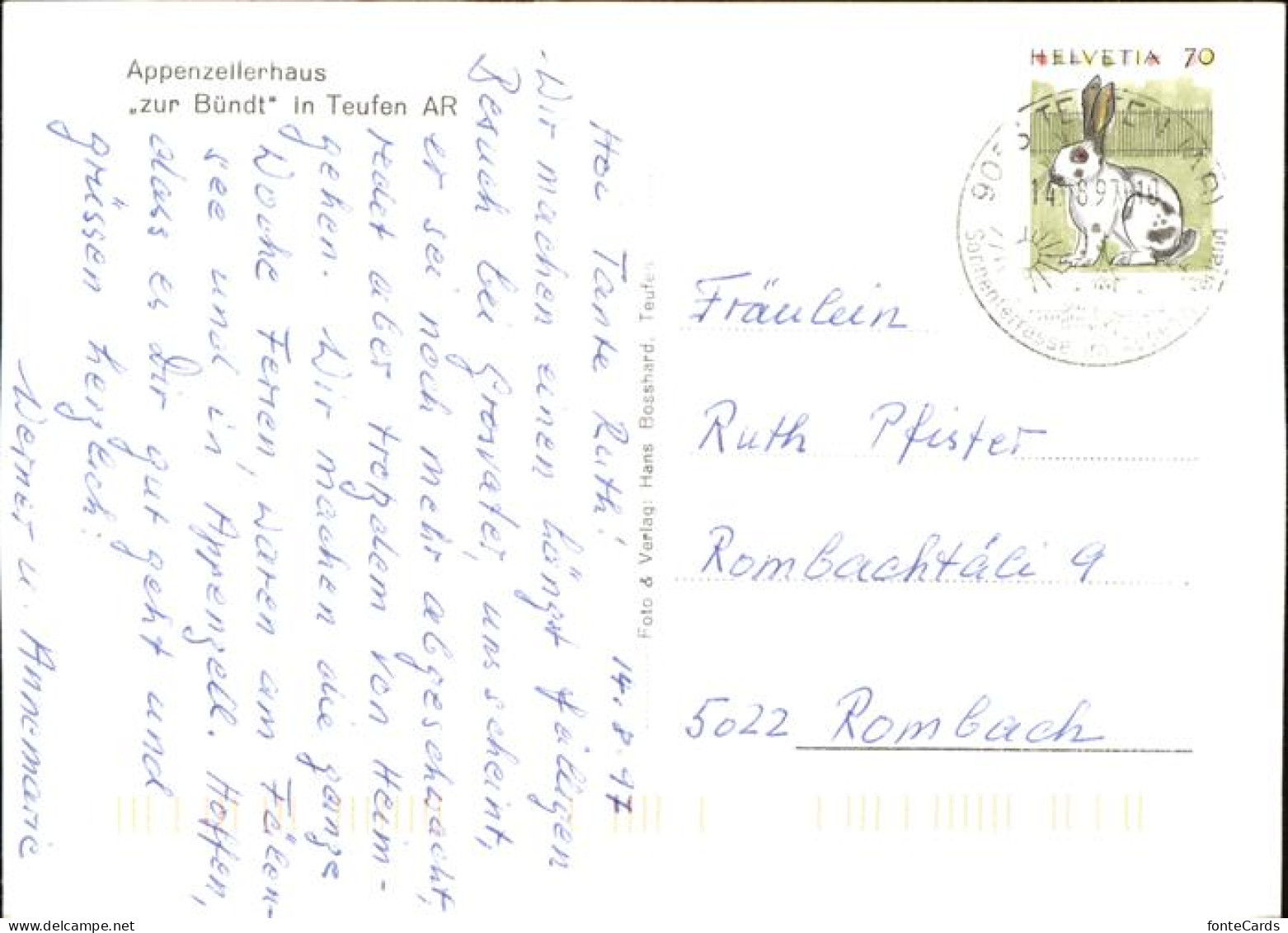 11068753 Teufenthal_AG Appenzellerhaus Zur Buendt - Other & Unclassified