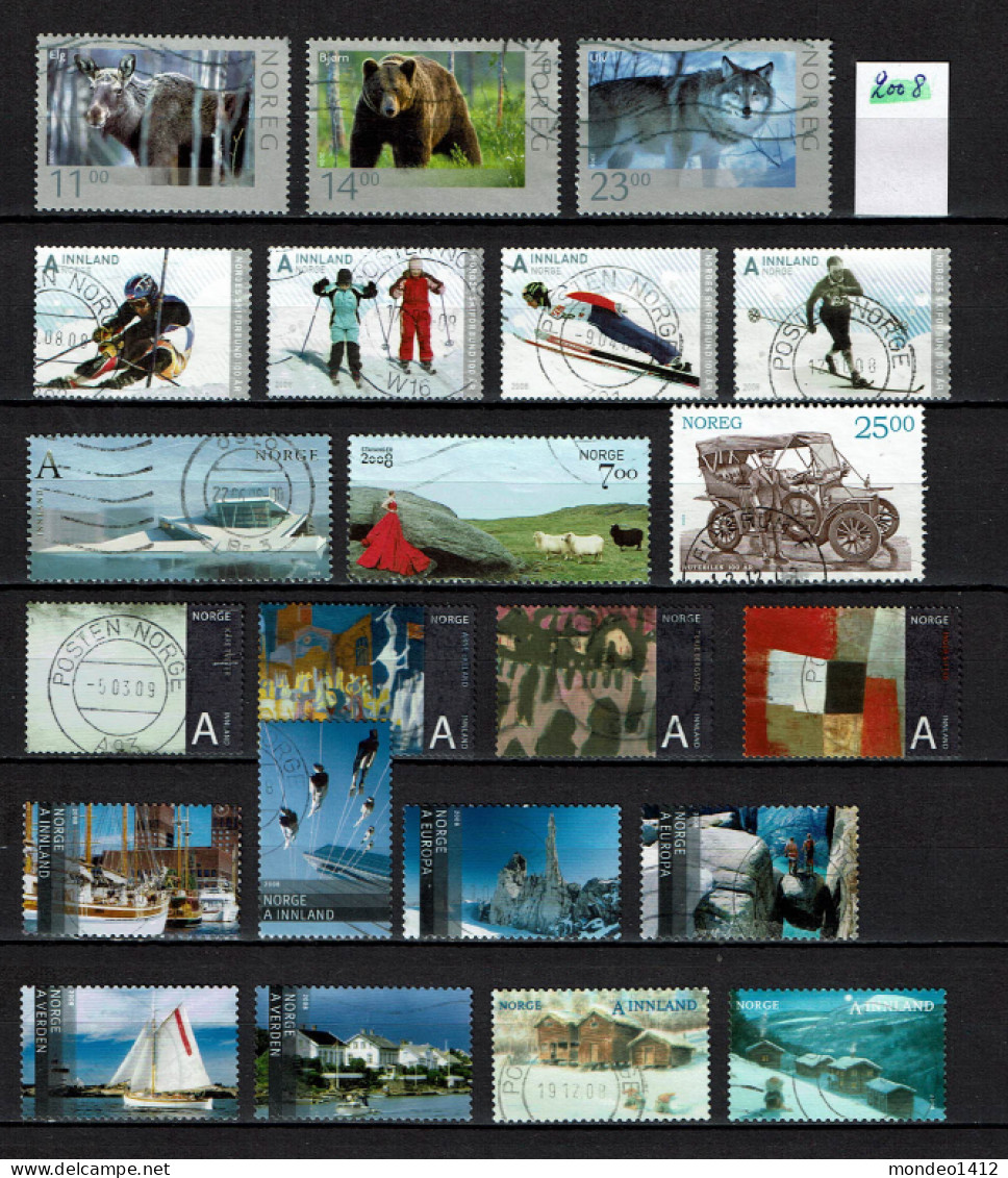 Norway 2008 - Lot Diff. Used, Versch. Gestempelt - Used Stamps