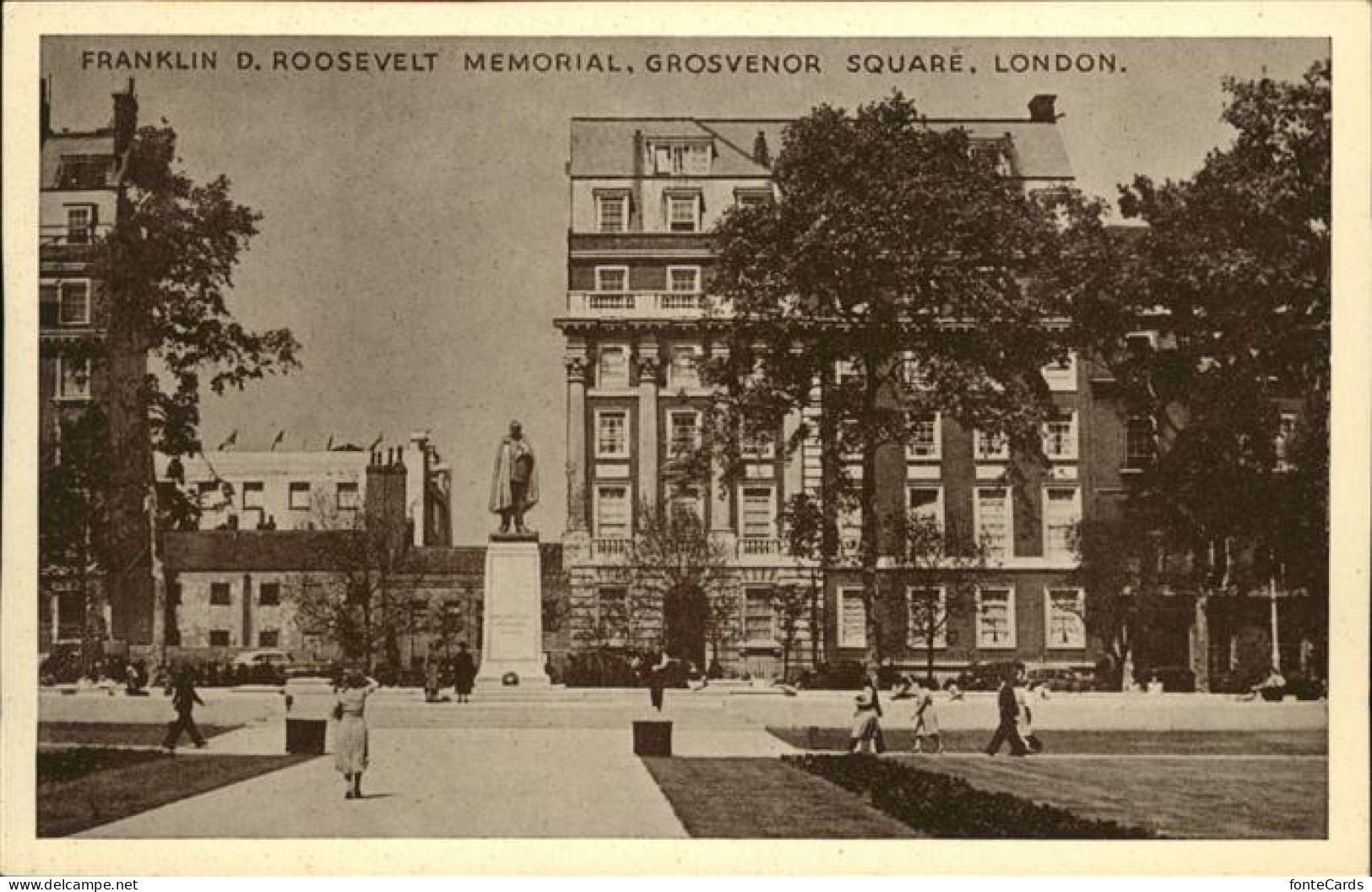 11067074 London Franklin D. Roosevelt Memorial - Autres & Non Classés