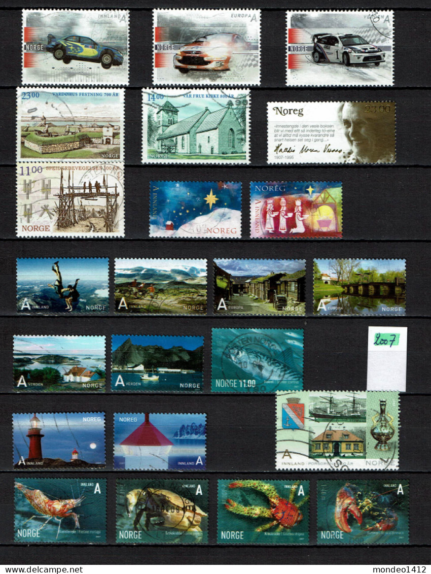 Norway 2007 - Lot Diff. Used, Versch. Gestempelt - Used Stamps