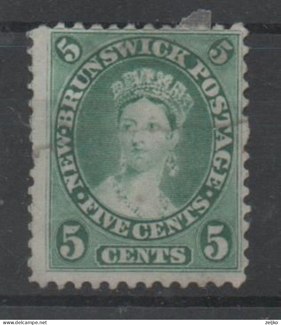 New Brunswick, Used, 1860, Michel 6 - Used Stamps