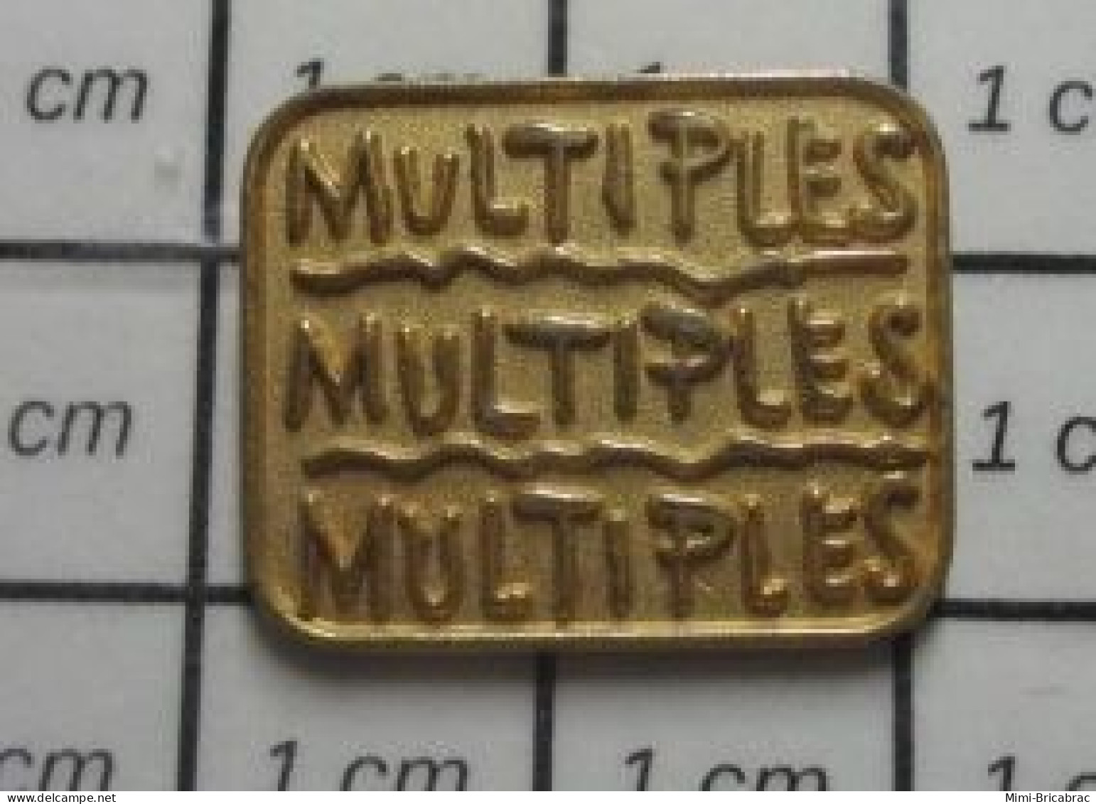 912E Pin's Pins / Beau Et Rare / MARQUES / TOUT METAL JAUNE MULTIPLES MULTIPLES MULTIPLES Ok On A Compris ! - Marques