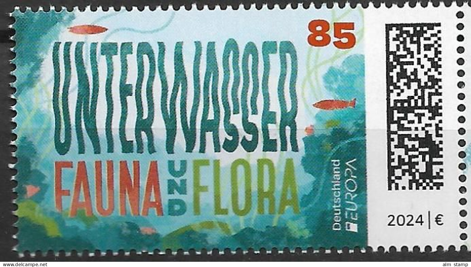 2024  Deutschland Germany Mi. 3828**MNH  Europa: Unterwasserfauna Und -flora. - Unused Stamps