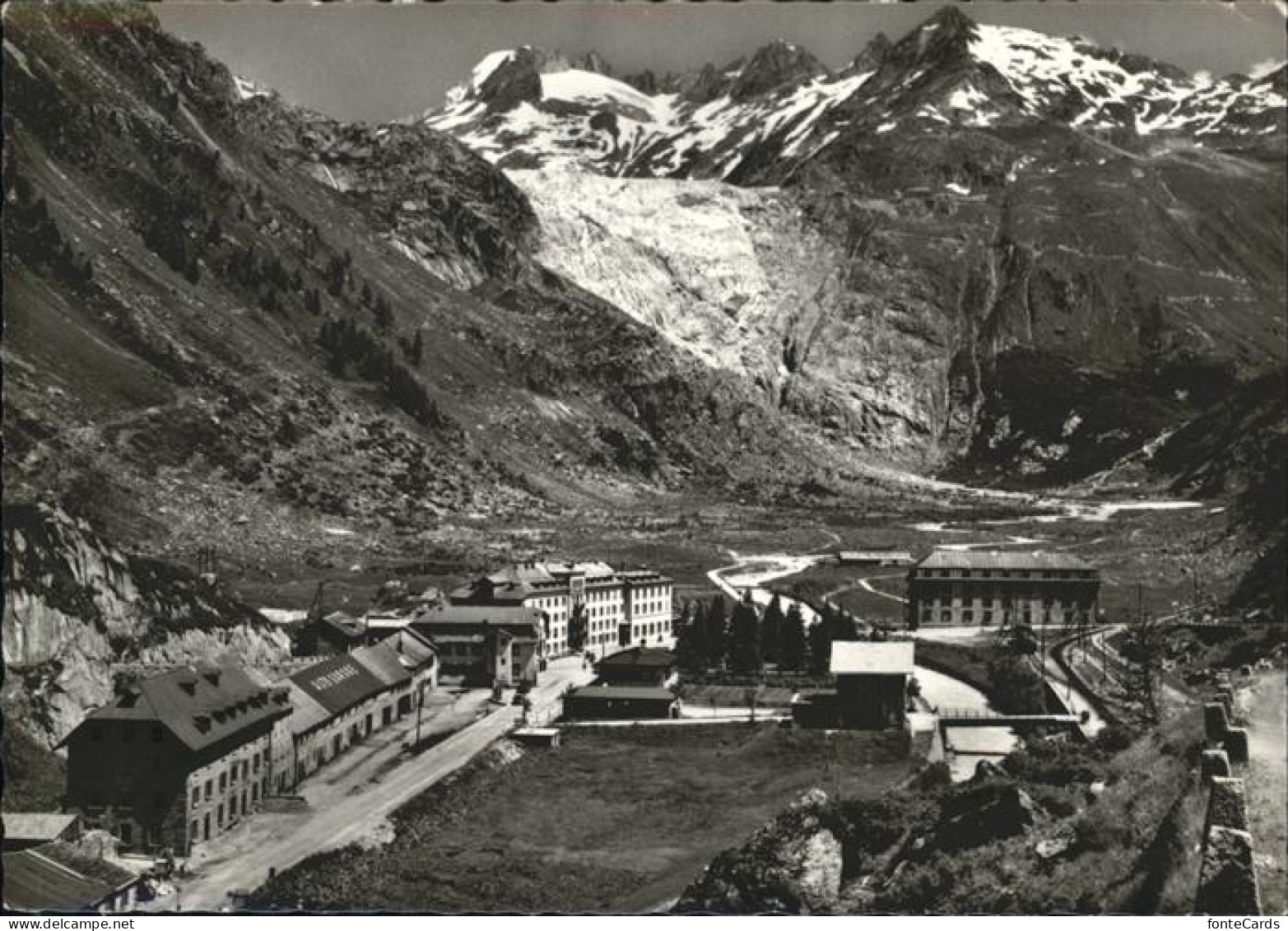 11065600 Rhonegletscher_Glacier_du_Rhone Gletsch Furkastrasse Galenstock - Other & Unclassified