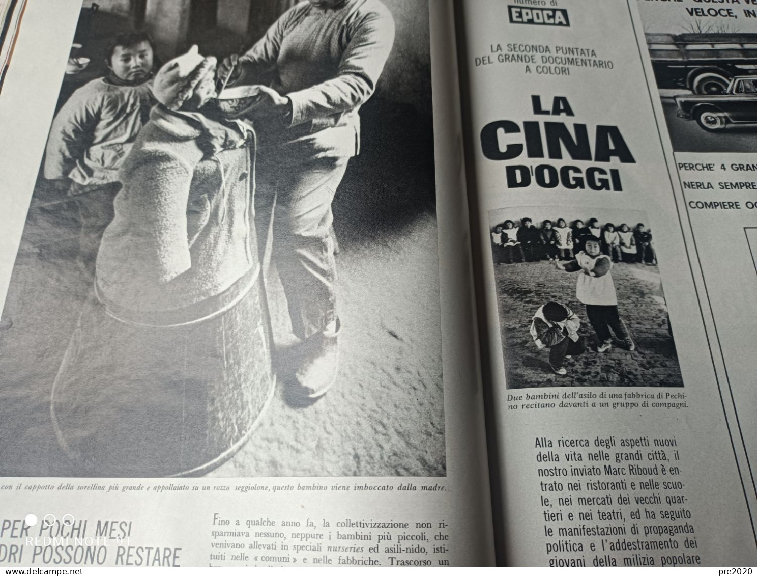 EPOCA 1965 LA CINA BOBBY SOLO PIETRO MASCAGNI WILLIAM BLAKE