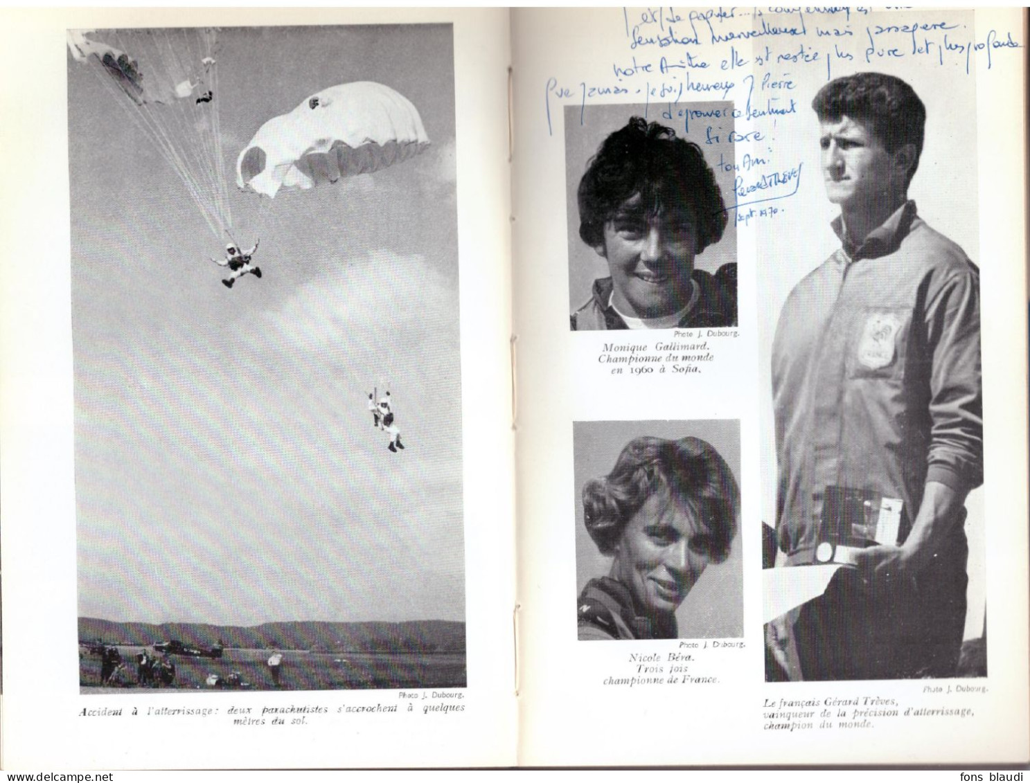 1967 - Marc DEFOURNEAUX - L'attrait Du Vide Le Parachutisme Sportif - Exemplaire Exceptionnel ! - Sport