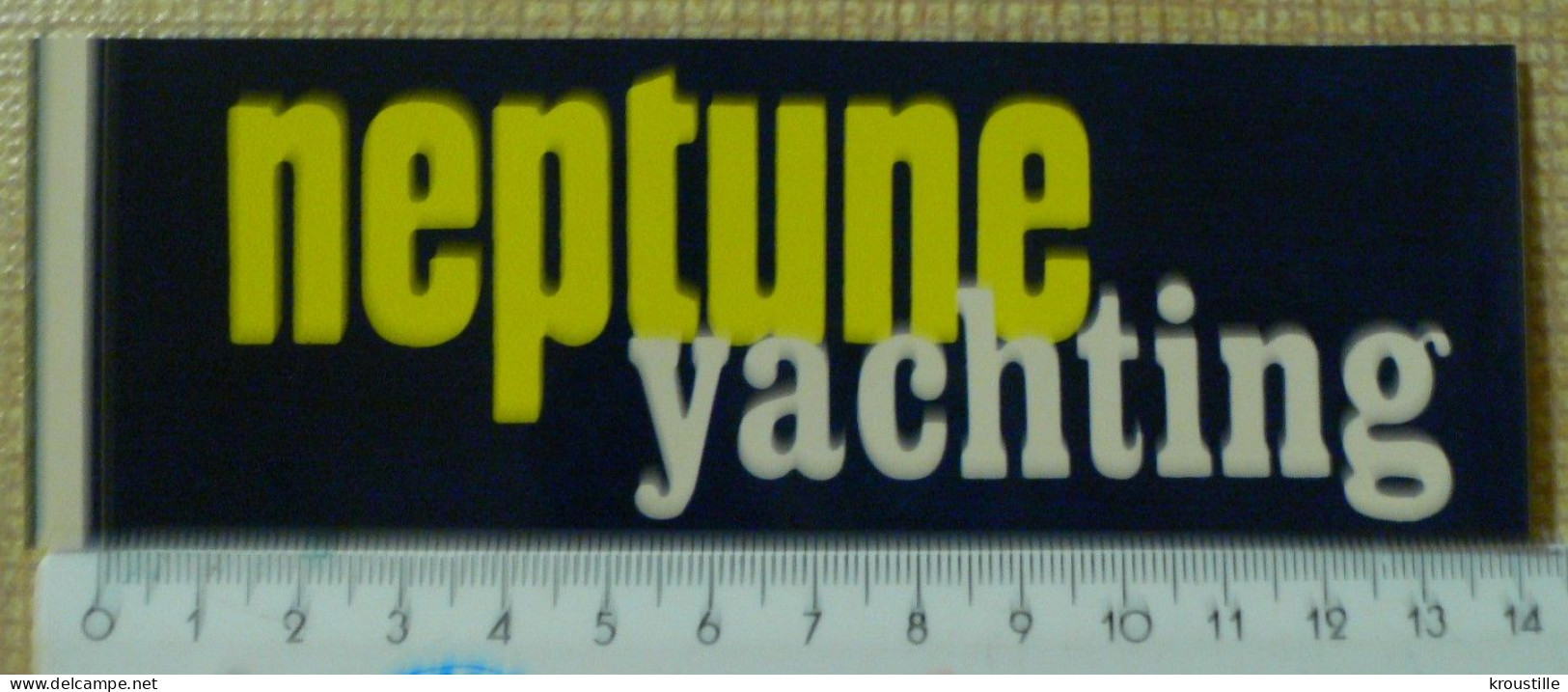 AUTOCOLLANT NEPTUNE YACHTING - Stickers