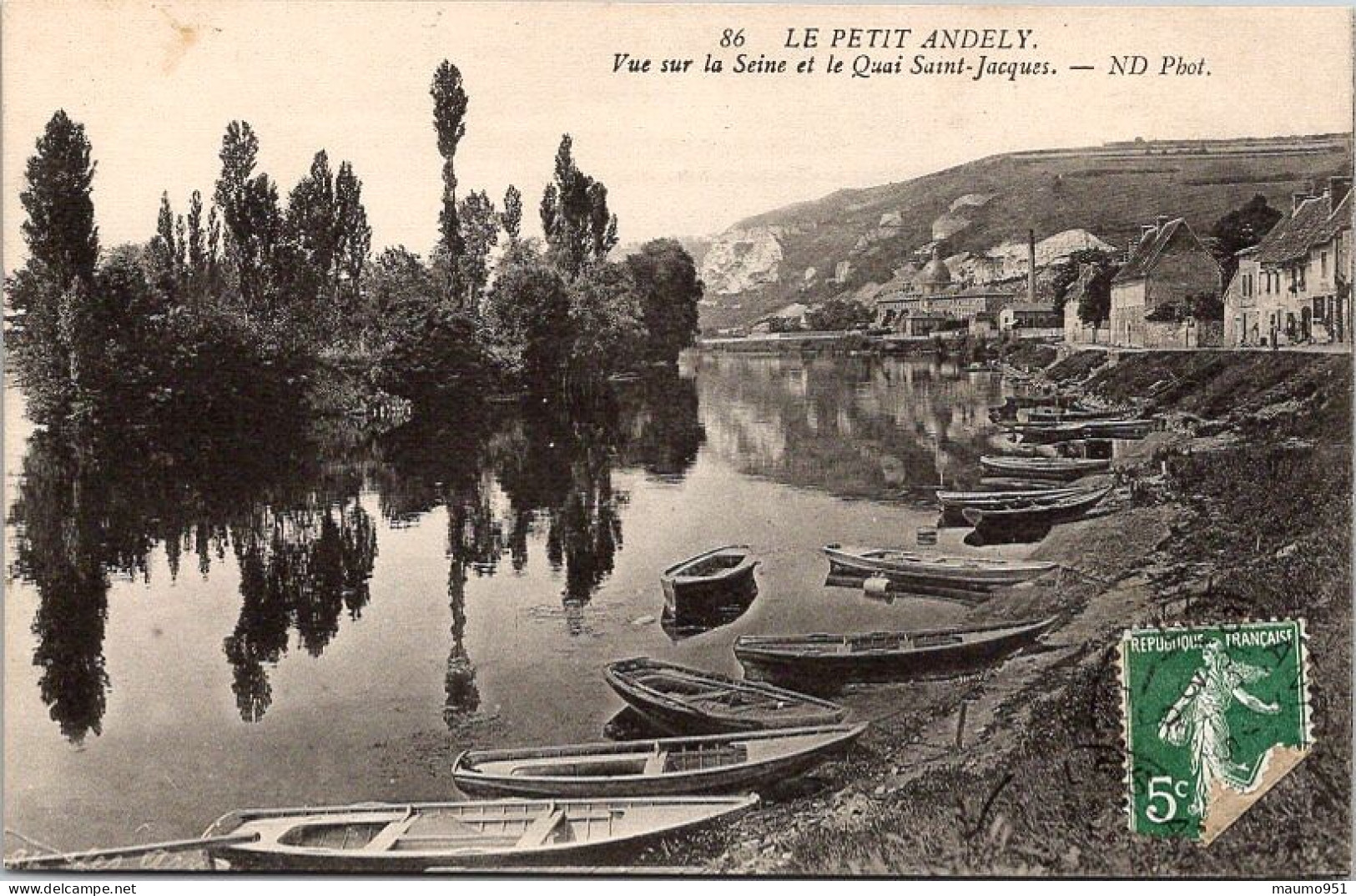 LEPETIT ANDELY - Vue Sur La Seine Et Le Quai Saint Jacques - Les Andelys